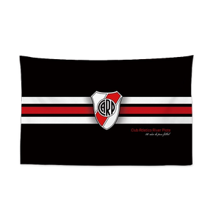 足球周边主卧床头挂布 河床阿根廷球迷个性展示海报橱柜遮挡帘