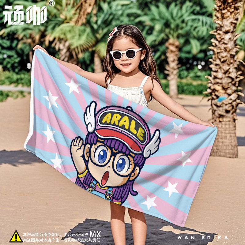 沙滩巾速干沙滩巾防晒长披肩海边沙滩巾阿拉蕾游泳专用吸水毛巾
