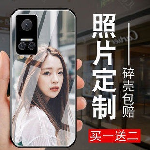適用于華為榮耀play6t照片來(lái)圖定制手機(jī)殼play6tpro男女玻璃diy磨砂play6c