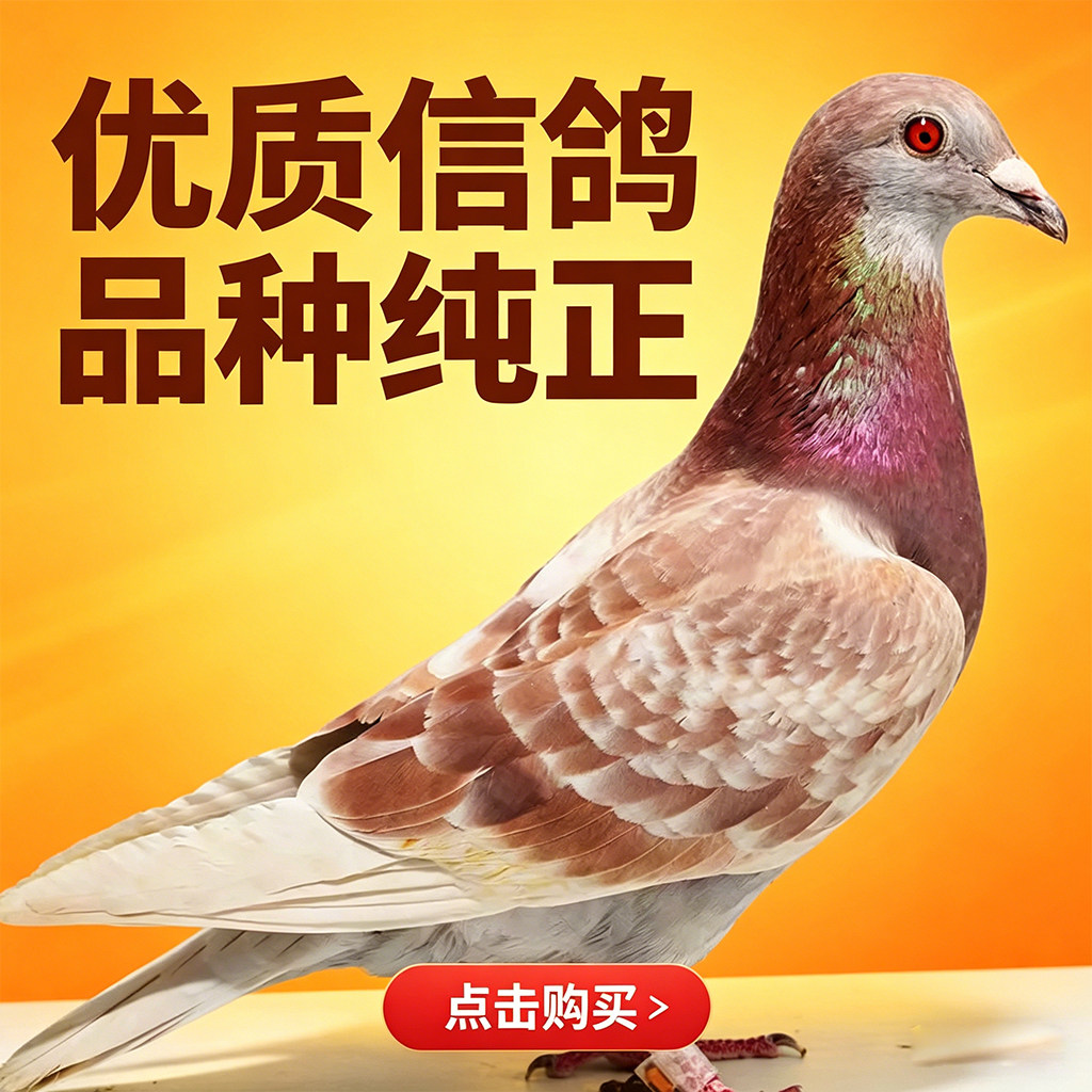 血统纯正詹森红狐信鸽 纯血种鸽 赛级信鸽 活体 幼鸽包邮到家