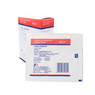 振德医用灭菌凡士林纱布油纱布无菌防粘伤口愈合纱布块条细纱烫伤