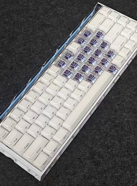 made68ultra+键盘现货改装克罗心满改客制化磁轴小蜜蜂镂空铝壳