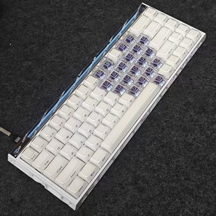 made68ultra+键盘现货改装克罗心满改客制化磁轴小蜜蜂镂空铝壳