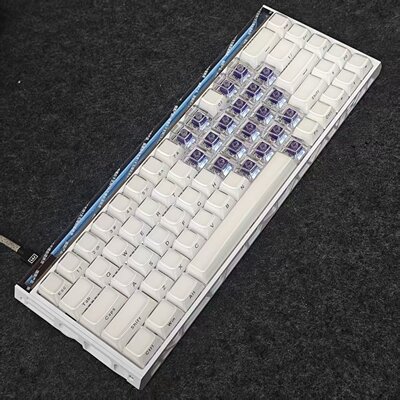 made68ultra+键盘现货改装克罗心满改客制化磁轴小蜜蜂镂空铝壳