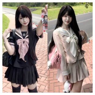 【樱高少女】jk制服套装正版原创花瓣收腰修身百搭学院风水手服