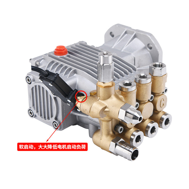 赠水油封超高压洗车机泵头总成配件高压水泵清洗机洗车泵全铜大乘