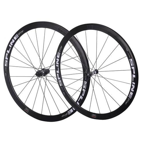 RUJIXU700C破风条框高40mmR350花鼓公路自行车轮组V/C刹圈刹