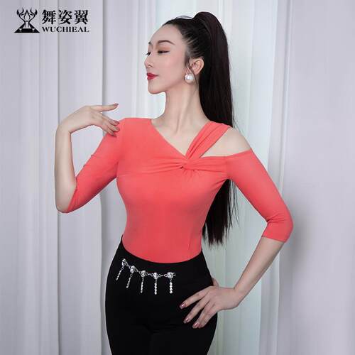 舞姿翼修身形体衣礼仪服2022新款训练走秀练功服套装XT813