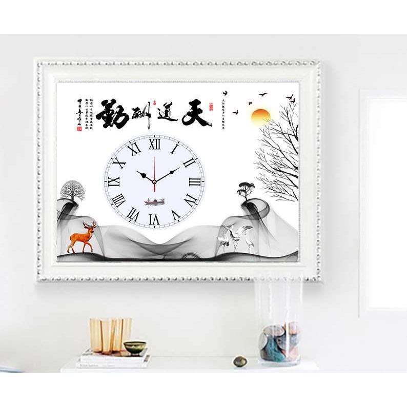 欧式电开表No.5箱装饰画版带钟表推电拉配箱客厅电源关遮挡竖免打