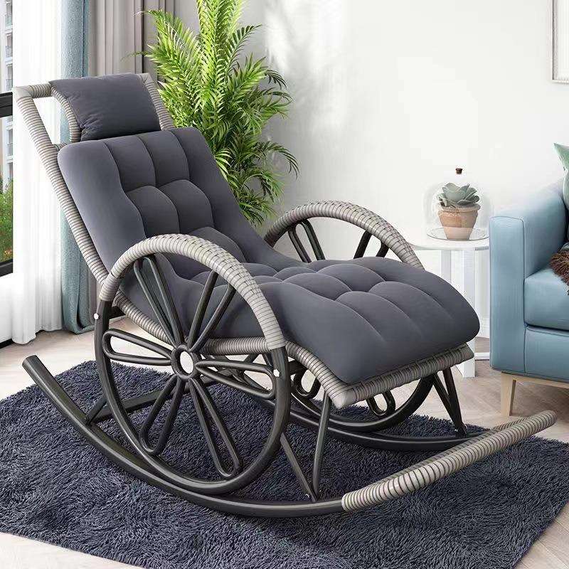 2025夏季摇椅躺椅藤椅家用藤编懒人椅阳台休闲逍遥椅子大人老人摇