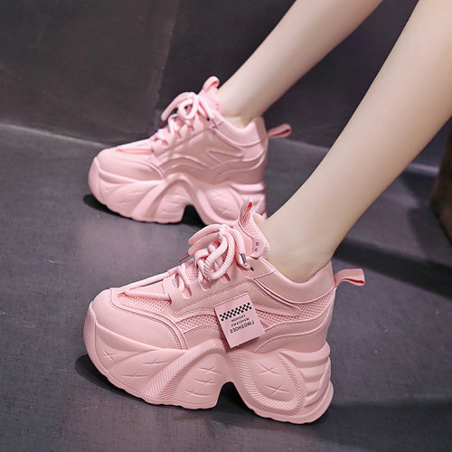 内增高女鞋11cm厚底运动鞋