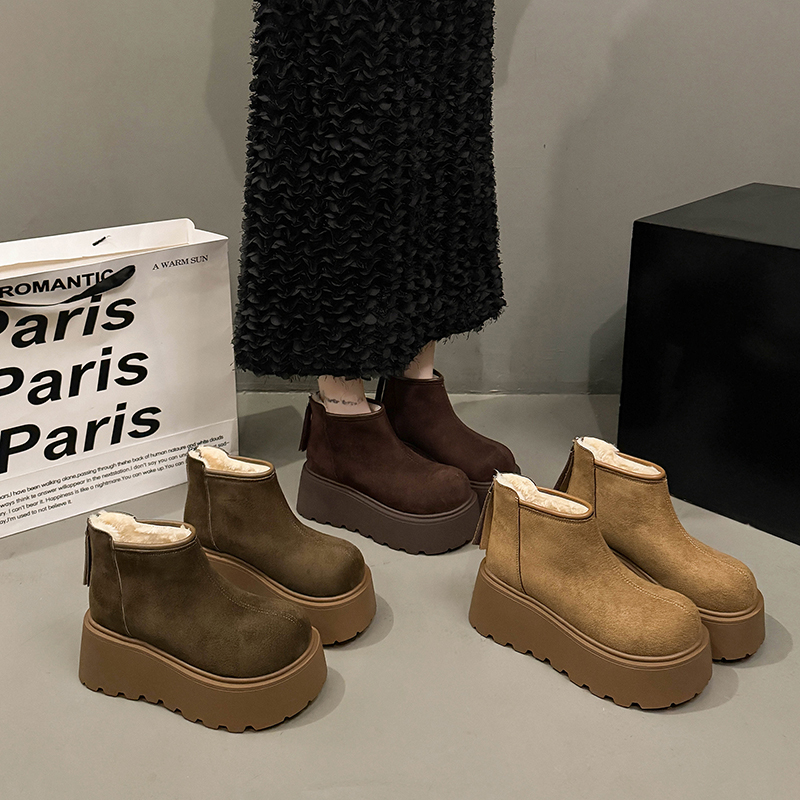 7cm增高雪地靴女款2025