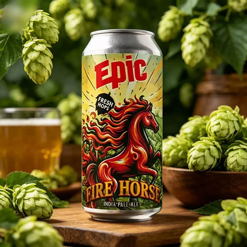 4月产 新西兰进口 EPIC 神话 烈焰骏马 鲜花IPA  听装 精酿啤酒
