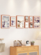 简约铝合金相框组合照片墙结婚照全家福儿童相片挂墙装 饰画框展示
