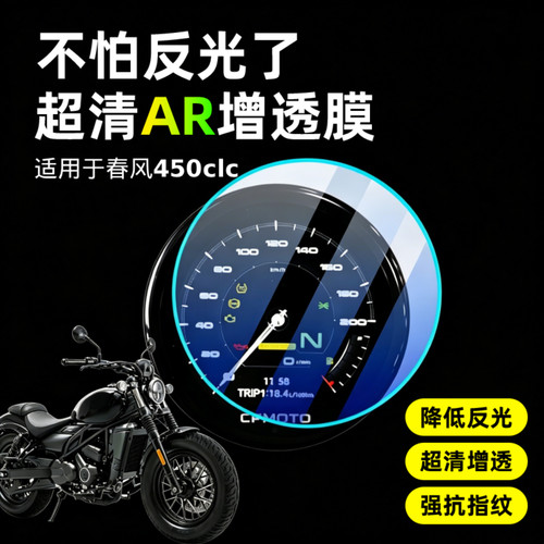 超清AR增透仪表膜适用春风450clc