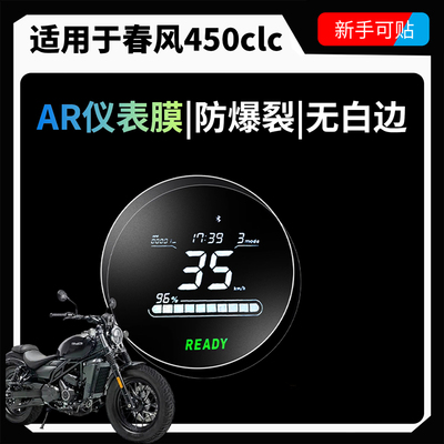 超清AR增透仪表膜适用春风450clc