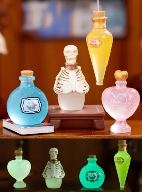 节日装饰夜光魔法瓶万圣节复活节手工桌面车载DIY迷你小摆件