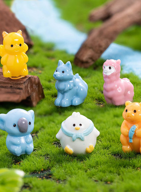 乌龟恐龙考拉鼠微缩小摆件