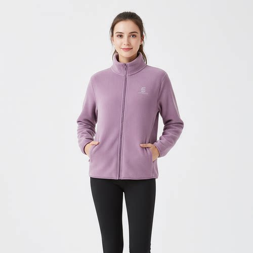 圣龙貂休闲防风外套拉链开衫