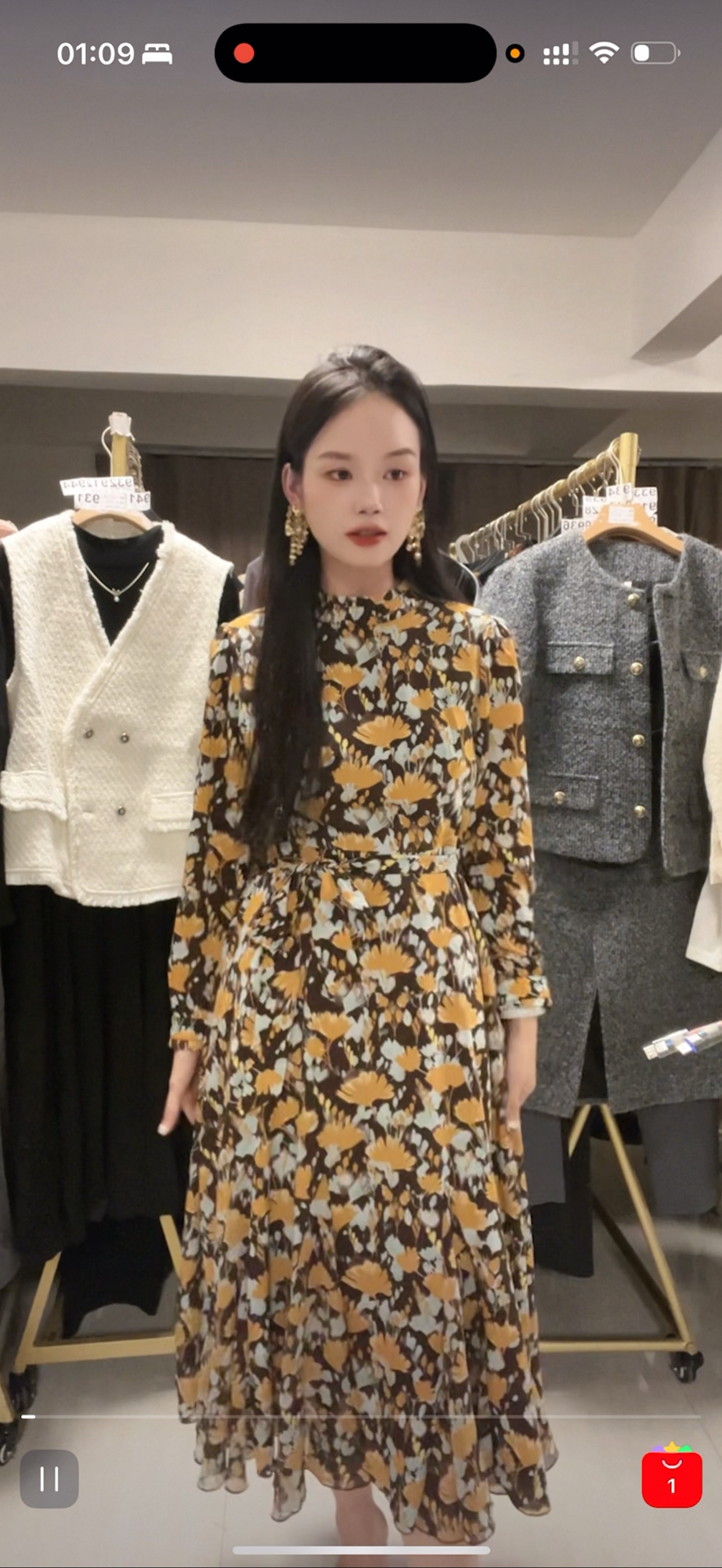 《eded》超好看的碎花连衣裙