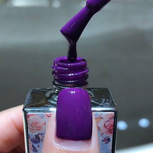 显白紫色光疗欧美时尚指甲油胶