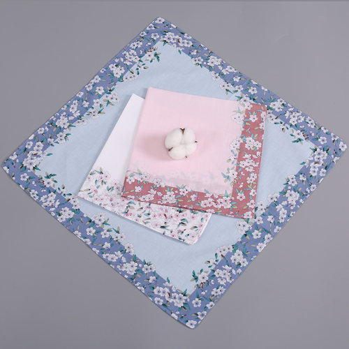 泽略手帕纯棉柔软优雅