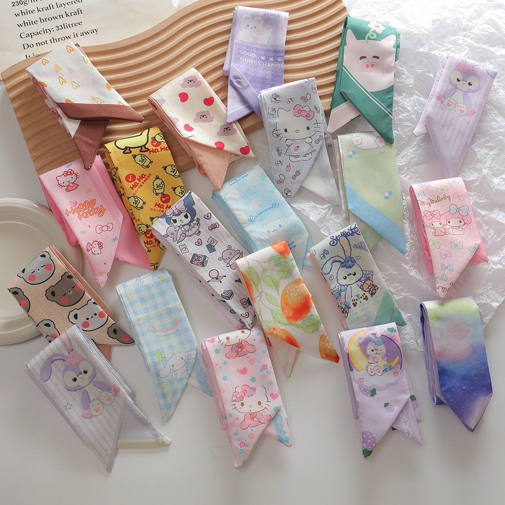 新款卡通系列百搭丝巾绑发带蝴蝶结飘带绑包包伴手礼丝巾饰带,饰品/流行首饰/时尚饰品新,发饰,淘宝优惠券,粉丝福利购,淘宝优惠卷