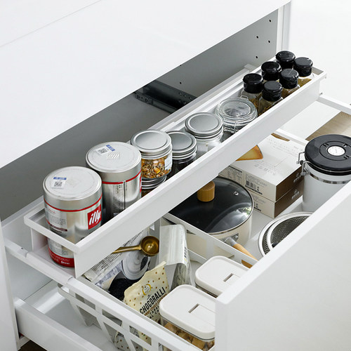 抽屉柜内分层架上下分隔