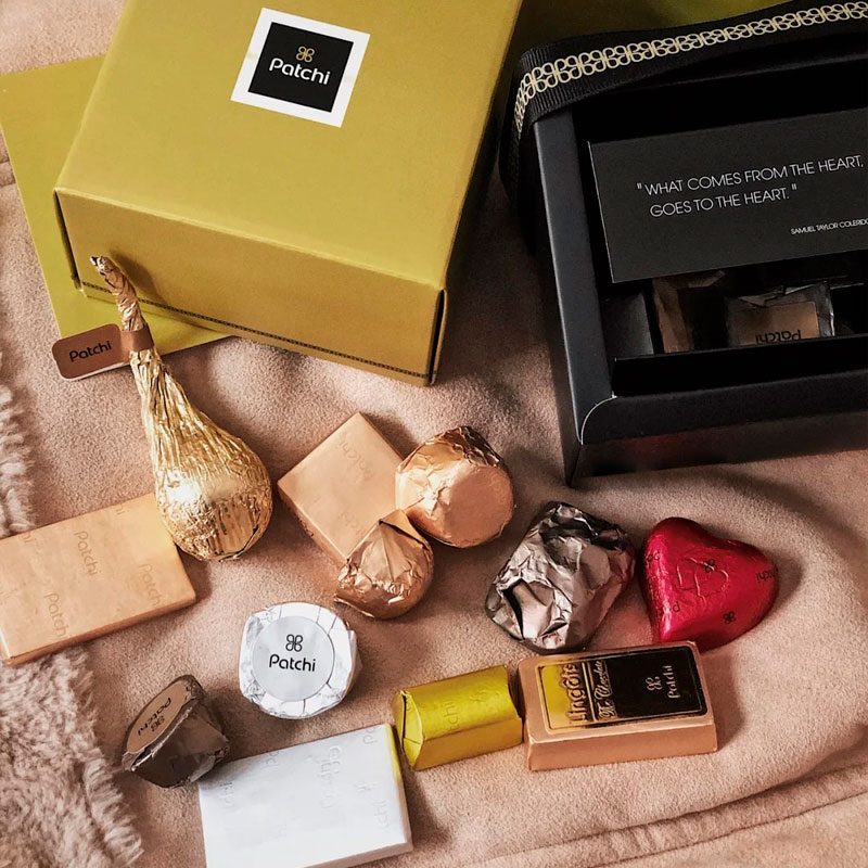 迪拜patchi包装冷藏巧克力礼盒500g缤纷款精品混合进口送女友礼物