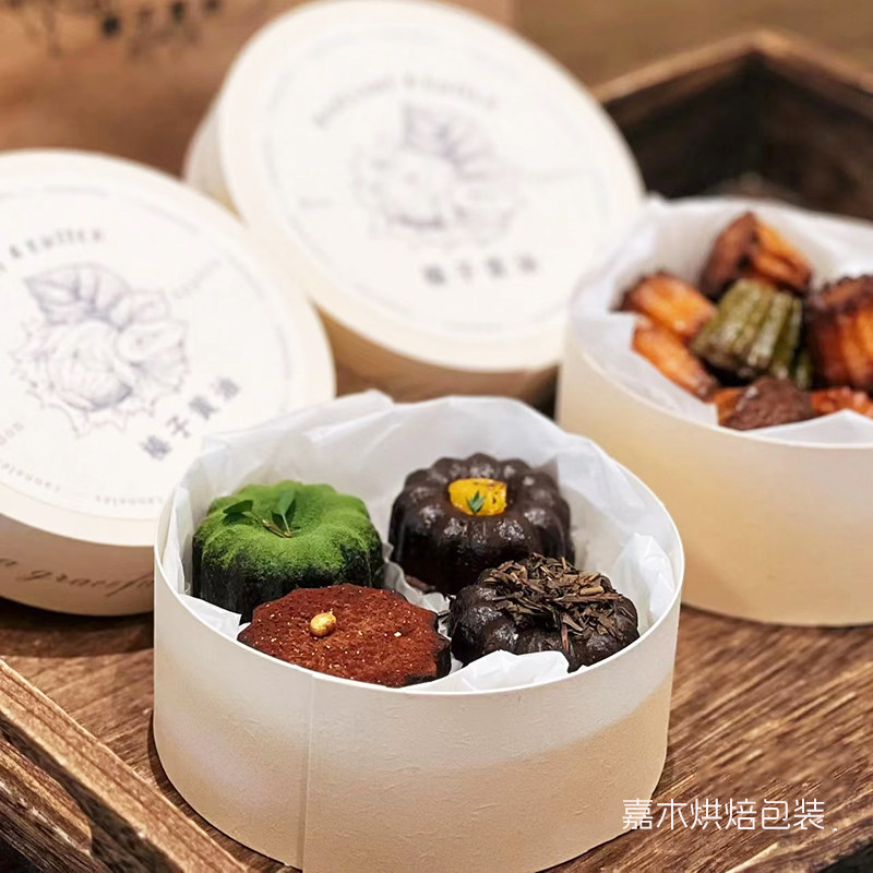 常温点心包装盒可露丽贝果图片