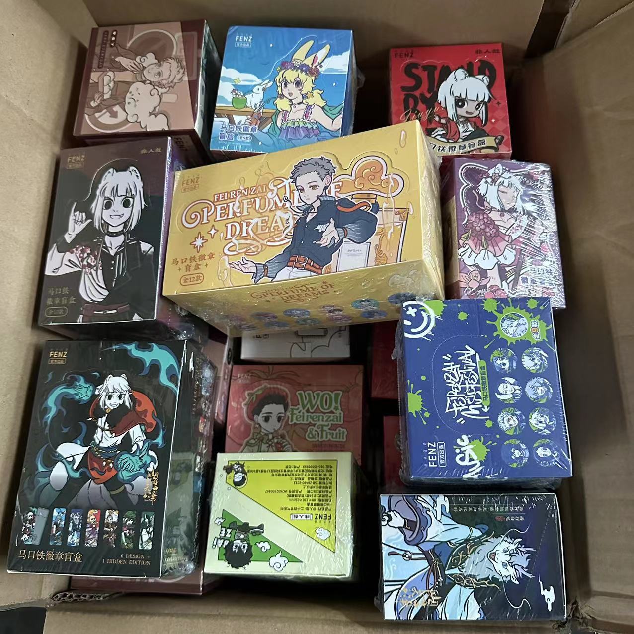 正版非人哉吧唧圆形方形马口铁徽章二次元动漫周边吧唧谷子周边