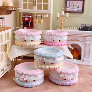 定制仿真大号kt罐罐食玩捏捏装饰diy奶油胶树脂饰品配件娃屋摆件