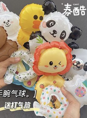 手持气球儿童派对棒生日百日宴零食铺布置装饰小礼品摆摊小商品