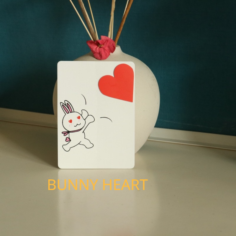 魔术卡片兔子爱心魔术道具卡牌爱贺卡/卡片