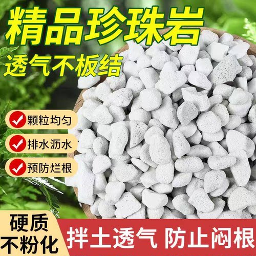 优质珍珠岩硬质软质透气大颗粒养花拌土铺面扦插多肉兰花通用型