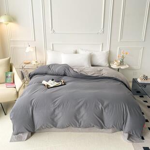 100全棉水洗棉被套单件纯棉褥子被罩学生宿舍单人150x200x230床单