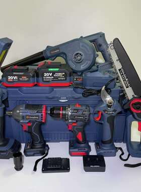 外贸CB系列锂电电动工具六件套装2406X1
