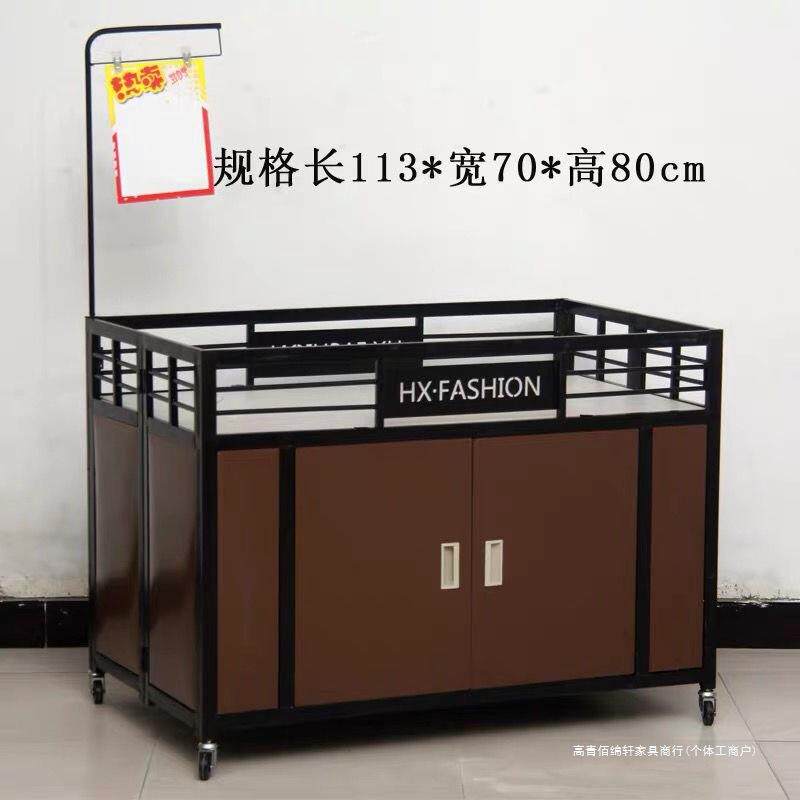 超市促销展示台服装店货架推车折叠车商场特卖摆摊小推车金属其他