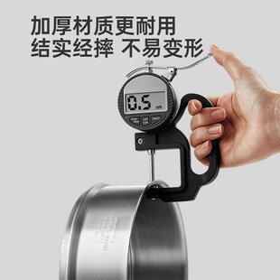 精选炊大皇蒸笼304不锈钢蒸格蒸锅小奶锅蒸笼蒸屉家用圆形蒸馒头