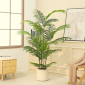 仿真绿植散尾葵盆栽高端轻奢室内客厅摆件落地装 饰花仿生植物假树