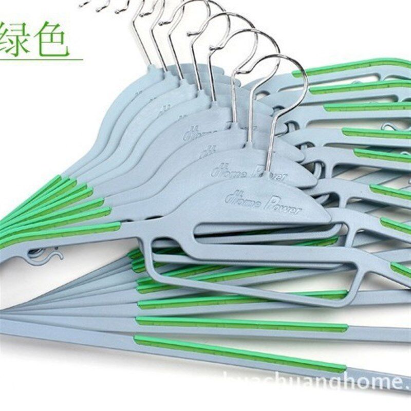 韩国Home Power干湿两用防滑无痕衣架晾晒魔术塑料大衣架 20只