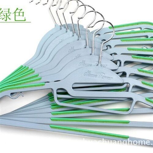 韩国Home Power干湿两用防滑无痕衣架晾晒魔术塑料大衣架 20只