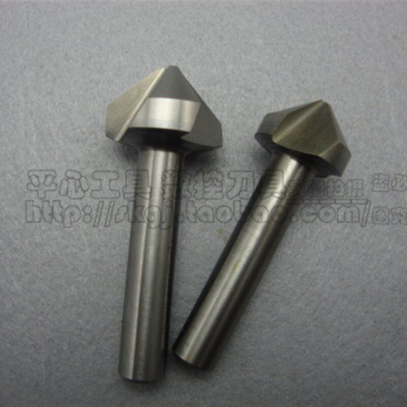 【伊海刀具】90度三刃倒角刀/3齿倒角钻/锥面倒角铣刀3F-60*16*90