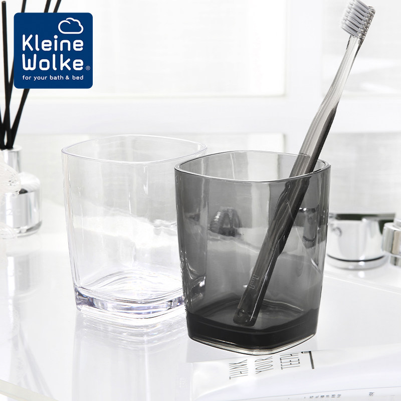 Kleine Wolke进口AS树脂漱口杯家用刷牙杯情侣旅行洗漱杯口杯牙缸