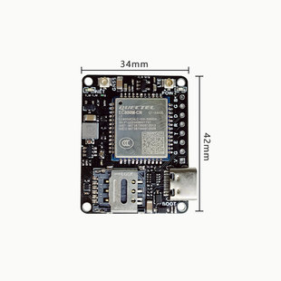 EC800M/N 4G核心板物联网NB全网通CAT1透传DTU无线通信模块开发板