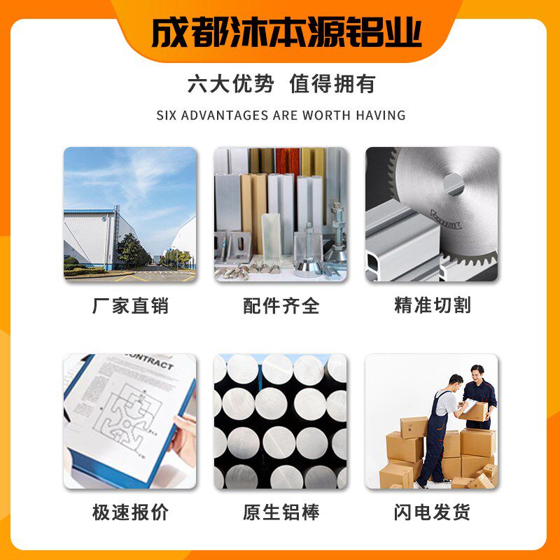 欧标工业铝型材1640铝合金16*40加厚滑道移门靠尺导轨铝材配件