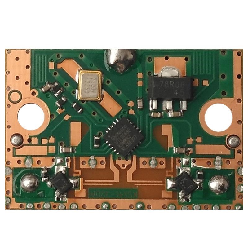 KU波段中九高频接收器头10750PCB电路板11300线路板外壳封装配件 - 实物图