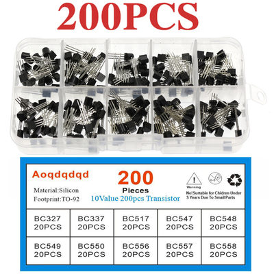 200PCS TO-92系列晶体管套装 10种规格每种各20只 BC327-BC558