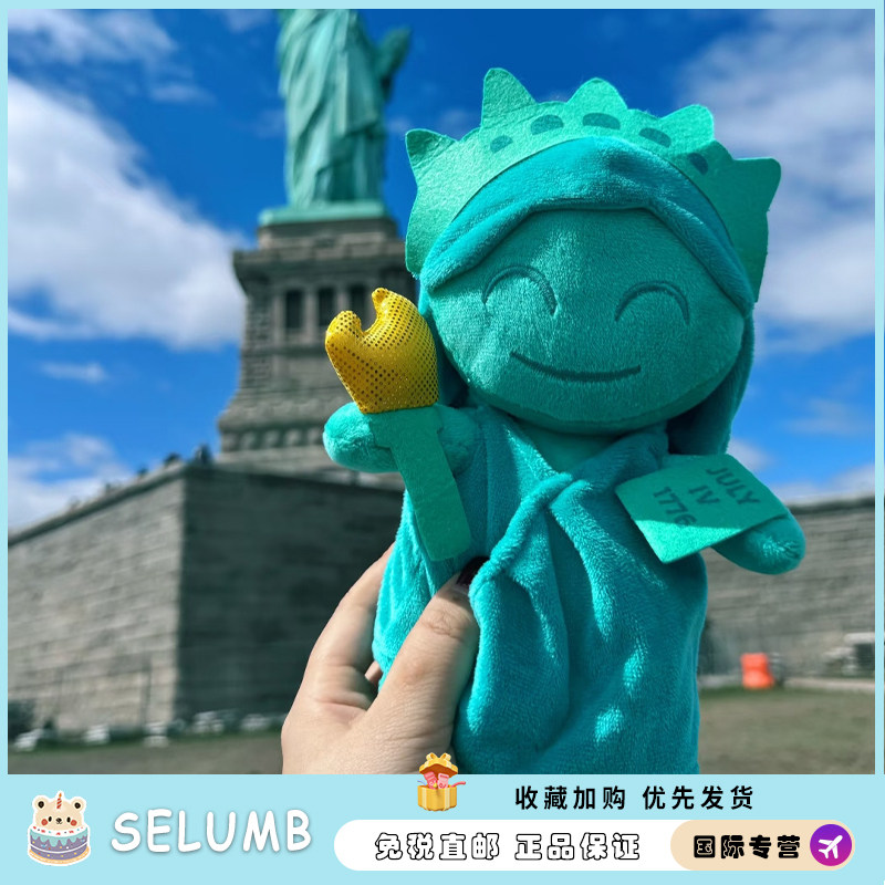 日本SELUMB自由女神玩偶公仔可爱玩偶情侣生日礼物纪念品