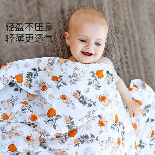 Relax Baby新生儿防惊跳包巾婴儿纱布盖毯襁褓巾宝宝包单夏季薄款